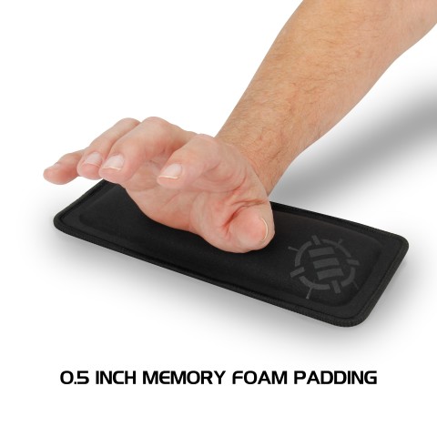 Gaming Mouse Wrist Rest Pad with Memory Foam Ergonomic Support by ENHANCE