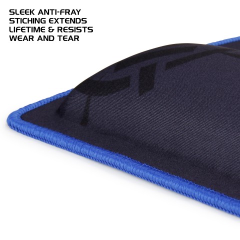 ENHANCE Large Extended Gaming Mouse Pad with Memory Foam Wrist Rest - Blue XXL