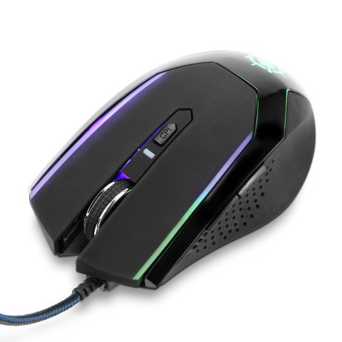 ENHANCE Gaming Mouse with 3500 DPI & High-Precision Optical Sensor for PC - Black