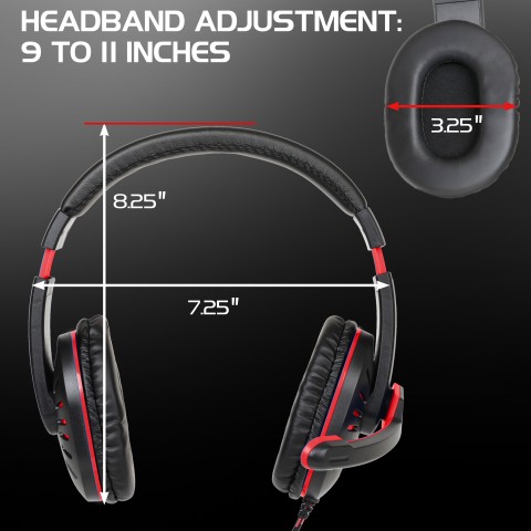 Enhance GX-H5 Gaming Headset with Rotating Microphone - Soft